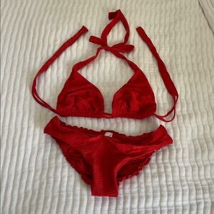LULI FAMA 🌶️ Red Bikini Set